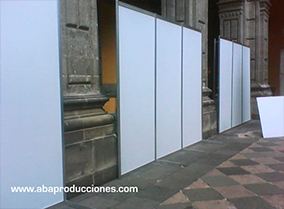 RENTA DE VALLAS METALICAS Y RENTA DE MAMPARAS EN LA CIUDAD DE MEXICO